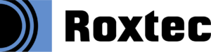 Roxtec logo with blue circular emblem on the left and bold black 'Roxtec' wordmark to the right